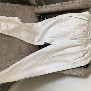 athleta linen joggers